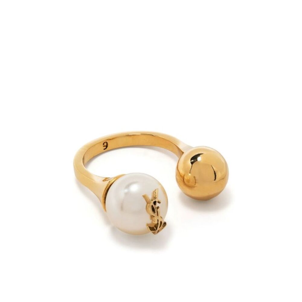 Saint Laurent Gold Rings Women